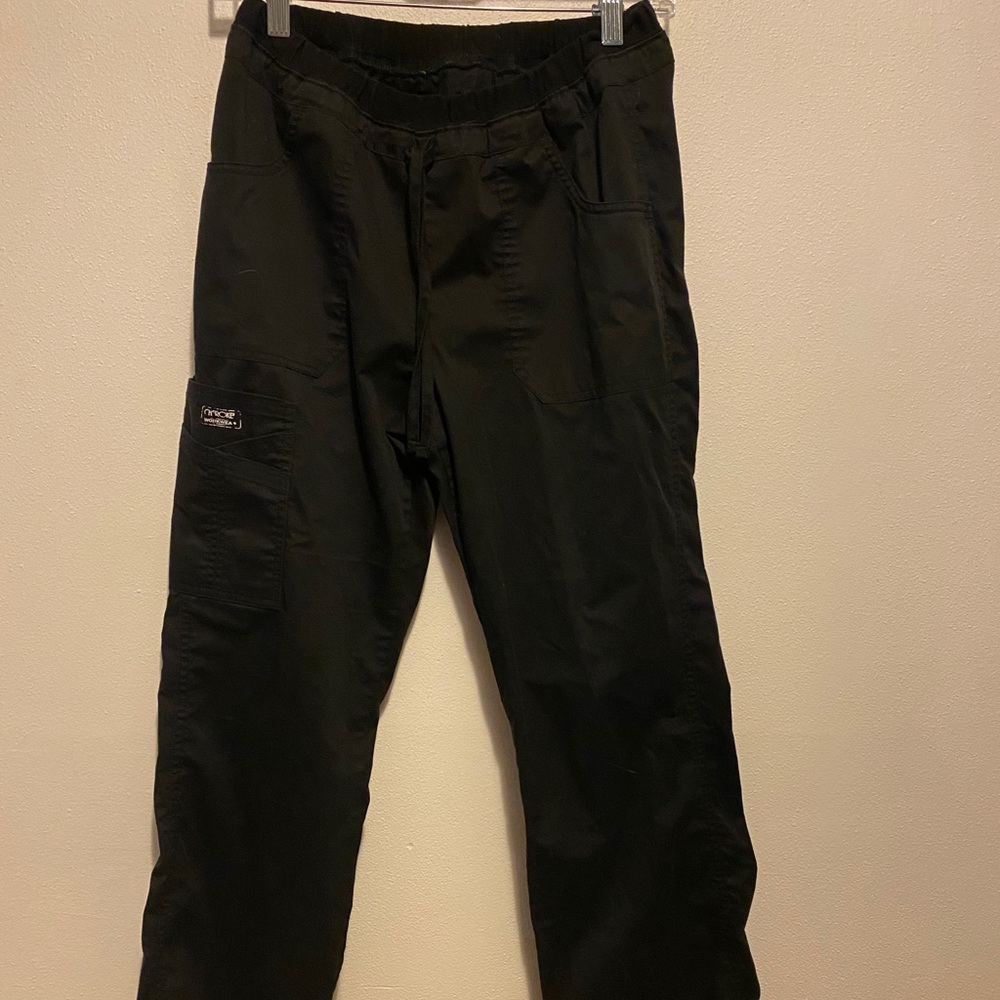 Black scrub pants